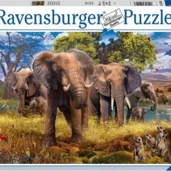 Ravensburger Puzzel Olifantenfamilie - Legpuzzel - 500 Stukjes