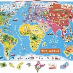 Janod Puzzel - Magnetic World - Engels 27 Janod Puzzel - Magnetic World - Engels -Goedkope puzzels winkel 550x394 2