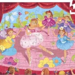 Djeco De Ballerina Met De Bloem - 36 Stukjes -Goedkope puzzels winkel 550x394 4