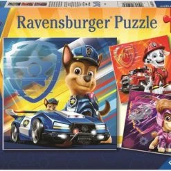 Ravensburger PAW Patrol: The Movie - Puzzel - 3x49 Stukjes -Goedkope puzzels winkel 550x396 1