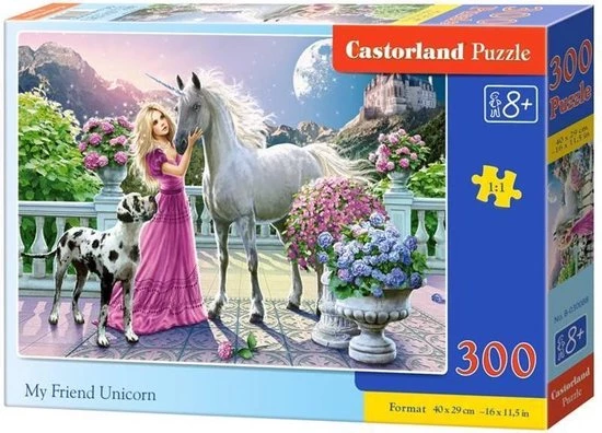 Castorland Puzzel - Mijn Vriend De Eenhoorn - Unicorn - 300st. 1 Castorland Puzzel - Mijn Vriend De Eenhoorn - Unicorn - 300st.
