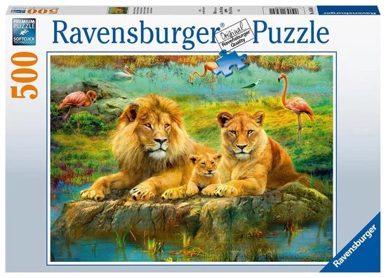 Ravensburger Puzzel Leeuwen In De Savanne - Legpuzzel - 500 Stukjes 1 Ravensburger Puzzel Leeuwen In De Savanne - Legpuzzel - 500 Stukjes