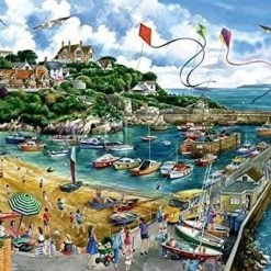 Falcon Puzzel Newquay Harbour - Legpuzzel - 1000 Stukjes -Goedkope puzzels winkel 550x397 19