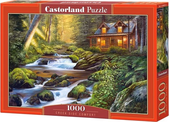 Castorland Puzzel Creek Side Comfort - 68cm - 1000 Stukjes 1 Castorland Puzzel Creek Side Comfort - 68cm - 1000 Stukjes