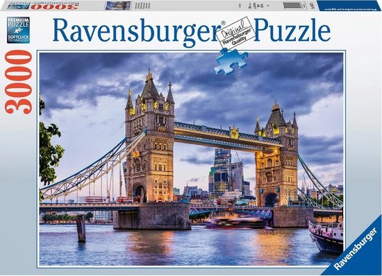 Ravensburger Puzzel London, Schitterende Stad - Legpuzzel - 3000 Stukjes 1 Ravensburger Puzzel London, Schitterende Stad - Legpuzzel - 3000 Stukjes