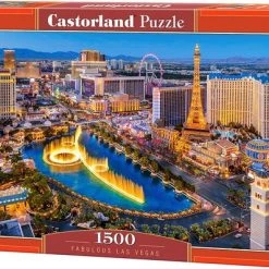 Castorland Fabulous Las Vegas - 1500 Stukjes -Goedkope puzzels winkel 550x398 5