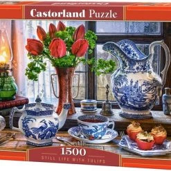 Castorland Still Life With Tulips - 1500 Stukjes