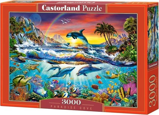 Castorland Paradise Cove Legpuzzel - 3000 Stukjes 1 Castorland Paradise Cove Legpuzzel - 3000 Stukjes