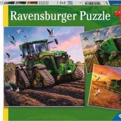 Ravensburger Kinderpuzzel John Deere In Aktie - 3 X 49 Stukjes -Goedkope puzzels winkel 550x400 5