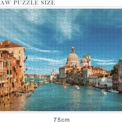 Happy Puzzle Puzzel 1000 Stukjes - Grand Canel Venice Itali ( 50 X 70) - Legpuzzel Volwassenen - Natuur - Stad - Kunst - Hobby Speelgoed -Jigsaw Kinderen -Goedkope puzzels winkel 550x401 11