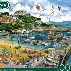 Falcon Puzzel Newquay Harbour - Legpuzzel - 1000 Stukjes -Goedkope puzzels winkel 550x403 26