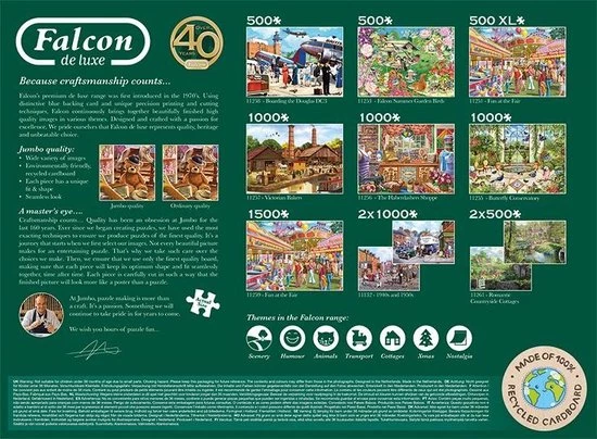 Falcon Puzzel The Farmers Cottage - Legpuzzel - 1000 Stukjes 6 Falcon Puzzel The Farmers Cottage - Legpuzzel - 1000 Stukjes - Afbeelding 6