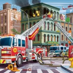 Ravensburger Puzzel Fire Truck Rescue - Legpuzzel - 100XXL Stukjes -Goedkope puzzels winkel 550x404 27