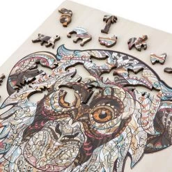 Grafix Houten Puzzel Aap | Unieke Puzzelstukjes In Vorm Van Dieren | 132 Puzzelstukjes | Puzzel Voor Kinderen En Volwassenen | Formaat 30 X 22.5 CM | Cadeau Voor Jong En Oud -Goedkope puzzels winkel 550x404 28