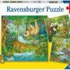Ravensburger Kinderpuzzel In Het Oerwoud - 3 X 49 Stukjes