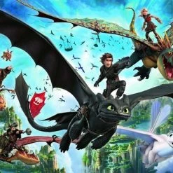 Ravensburger Puzzel Dragons 3 The Hidden World - Legpuzzel - 100 Stukjes -Goedkope puzzels winkel 550x404 36