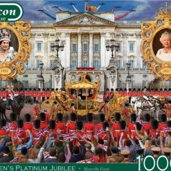 Falcon Puzzel The Queen's Platinum Jubilee - Legpuzzel - 1000 Stukjes -Goedkope puzzels winkel 550x405 2