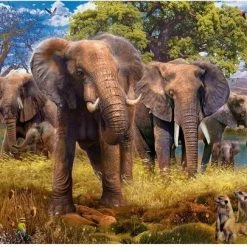 Ravensburger Puzzel Olifantenfamilie - Legpuzzel - 500 Stukjes -Goedkope puzzels winkel 550x406 16