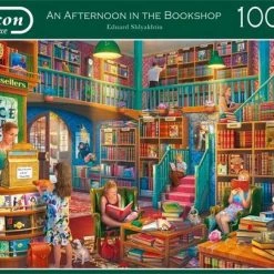 Falcon Puzzel An Afternoon In The Bookshop - Legpuzzel - 1000 Stukjes -Goedkope puzzels winkel 550x406 3