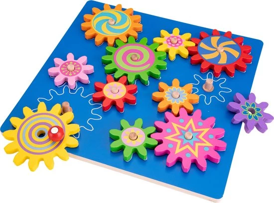 New Classic Toys - Puzzel Met Roterende Tandwielen 1 New Classic Toys - Puzzel Met Roterende Tandwielen