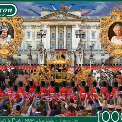 Falcon Puzzel The Queen's Platinum Jubilee - Legpuzzel - 1000 Stukjes -Goedkope puzzels winkel 550x408 1