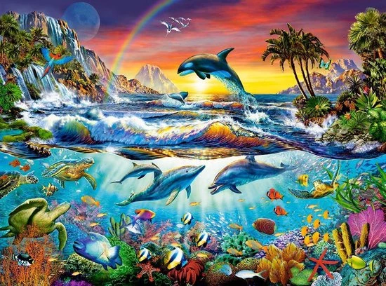 Castorland Paradise Cove Legpuzzel - 3000 Stukjes 2 Castorland Paradise Cove Legpuzzel - 3000 Stukjes - Afbeelding 2