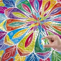 Grafix Mandala Ronde Puzzel 1000 Stukjes Voor Volwassenen | Legpuzzel | Diameter 68 CM | Mandala Legpuzzels | Familie Puzzel | Geschikt Voor Kinderen Vanaf 14 Jaar -Goedkope puzzels winkel 550x412 21