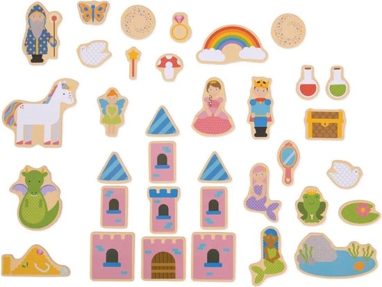 Bigjigs Toys - Houten Magneten 'Fantasie' 3 Bigjigs Toys - Houten Magneten 'Fantasie' - Afbeelding 3