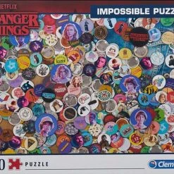 Clementoni - Impossible Legpuzzel - Stranger Things - 1000 Stukjes, Puzzel Volwassenen