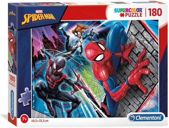 Clementoni Supercolor Spider-man Legpuzzel - 180 Stukjes 4 Clementoni Supercolor Spider-man Legpuzzel - 180 Stukjes - Afbeelding 4