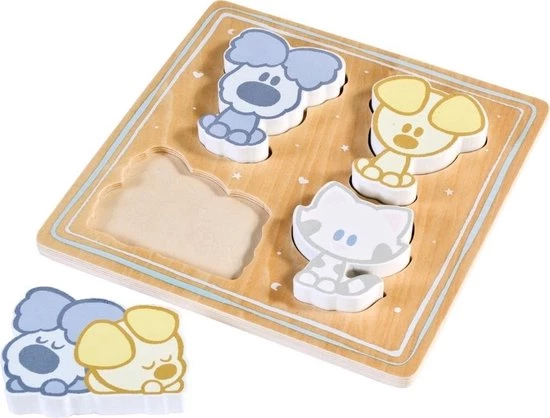 Woezel En Pip Woezel & Pip Baby Houten Puzzel 2001983 3 Woezel En Pip Woezel & Pip Baby Houten Puzzel 2001983 - Afbeelding 3