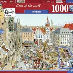 Ravensburger Fleroux: M Nchen, Cities Of The World - Puzzel (1000)
