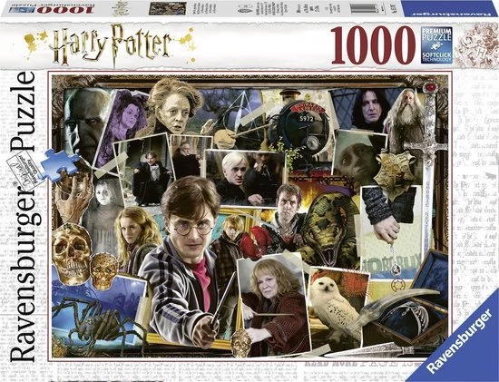 Ravensburger Puzzel Harry Tegen Voldemort - Legpuzzel - 1000 Stukjes 1 Ravensburger Puzzel Harry Tegen Voldemort - Legpuzzel - 1000 Stukjes