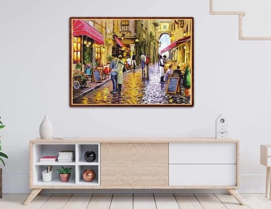 Happy Puzzle Puzzel 1000 Stukjes Volwassenen Legpuzzels Puzzle Jigsaw Puzzels - Speelgoed Hobby En Creatief Voor Volwassenen - 50*70 Cm - Coffee Street 1000 Stukjes 2 Happy Puzzle Puzzel 1000 Stukjes Volwassenen Legpuzzels Puzzle Jigsaw Puzzels - Speelgoed Hobby En Creatief Voor Volwassenen - 50*70 Cm - Coffee Street 1000 Stukjes - Afbeelding 2