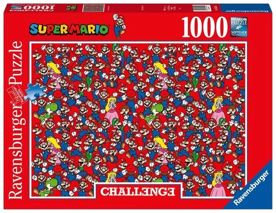 Ravensburger Puzzel Super Mario - Legpuzzel - 1000 Stukjes Challenge 1 Ravensburger Puzzel Super Mario - Legpuzzel - 1000 Stukjes Challenge