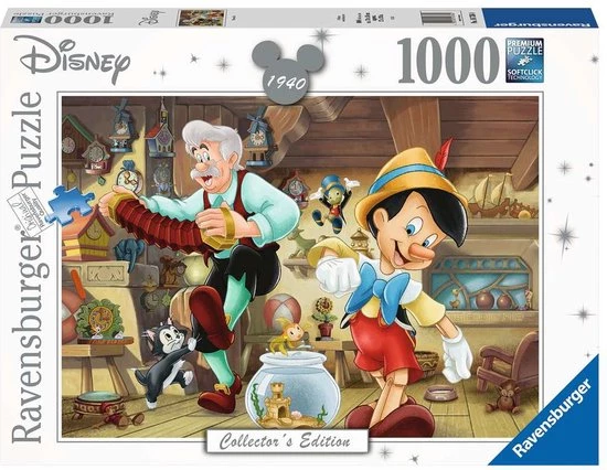 Ravensburger Puzzel Pinocchio - Legpuzzel - 1000 Stukjes 5 Ravensburger Puzzel Pinocchio - Legpuzzel - 1000 Stukjes - Afbeelding 5