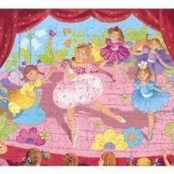 Djeco De Ballerina Met De Bloem - 36 Stukjes -Goedkope puzzels winkel 550x433 1