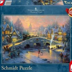 Schmidt Kinkade Dorp In De Sneeuw