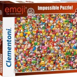 Clementoni - Impossible Legpuzzel - Emoji - 1000 Stukjes, Puzzel Volwassenen -Goedkope puzzels winkel 550x437 2