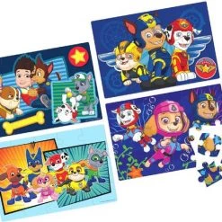 PAW Patrol - Puzzel - 4 Puzzels Van Hout -Goedkope puzzels winkel 550x437 4