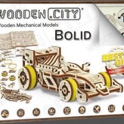 Wooden City Bolid Race Auto - Houten Modelbouw -Goedkope puzzels winkel 550x437 5
