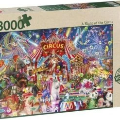 JUMBO Puzzel - Een Avond In Het Circus - 3000 Stukjes - 122 Cm X 85 Cm