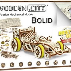 Wooden City Bolid Race Auto - Houten Modelbouw -Goedkope puzzels winkel 550x441 3
