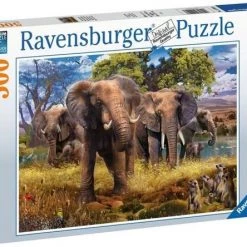 Ravensburger Puzzel Olifantenfamilie - Legpuzzel - 500 Stukjes -Goedkope puzzels winkel 550x444 4
