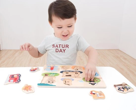 New Classic Toys Knoppuzzel Brandweer 4 New Classic Toys Knoppuzzel Brandweer - Afbeelding 4