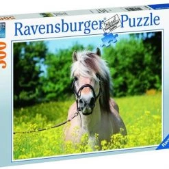 Ravensburger Puzzel Paard Tussen De Bloemen - Legpuzzel - 500 Stukjes -Goedkope puzzels winkel 550x446 2