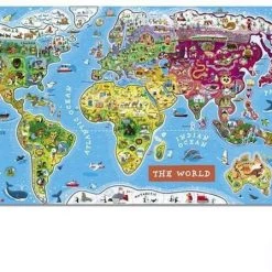 Janod Puzzel - Magnetic World - Engels 34 Janod Puzzel - Magnetic World - Engels -Goedkope puzzels winkel 550x448 1
