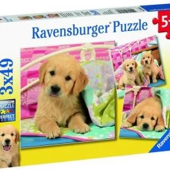 Ravensburger Puzzel Schattige Hondjes - 3x49 Stukjes - Kinderpuzzel -Goedkope puzzels winkel 550x451 11