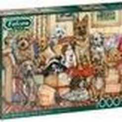 Falcon Puzzel Gathering On The Couch - Legpuzzel - 1000 Stukjes -Goedkope puzzels winkel 550x451 12