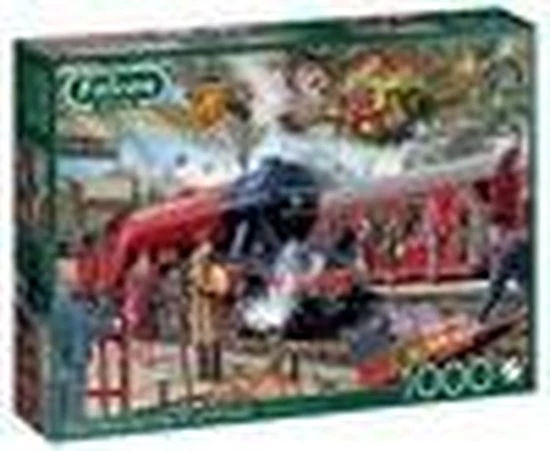 Falcon Puzzel Waiting On The Platform - Legpuzzel - 1000 Stukjes 11 Falcon Puzzel Waiting On The Platform - Legpuzzel - 1000 Stukjes - Afbeelding 11